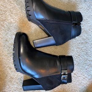 Black ankle boots